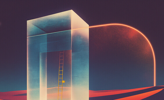 sealed monolith portal with a missing ladder ending